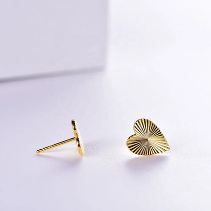 trend radiation pattern ear ring jewelry 925 sterling silver earrings gold dubai gold stud earrings Kirin Jewelry