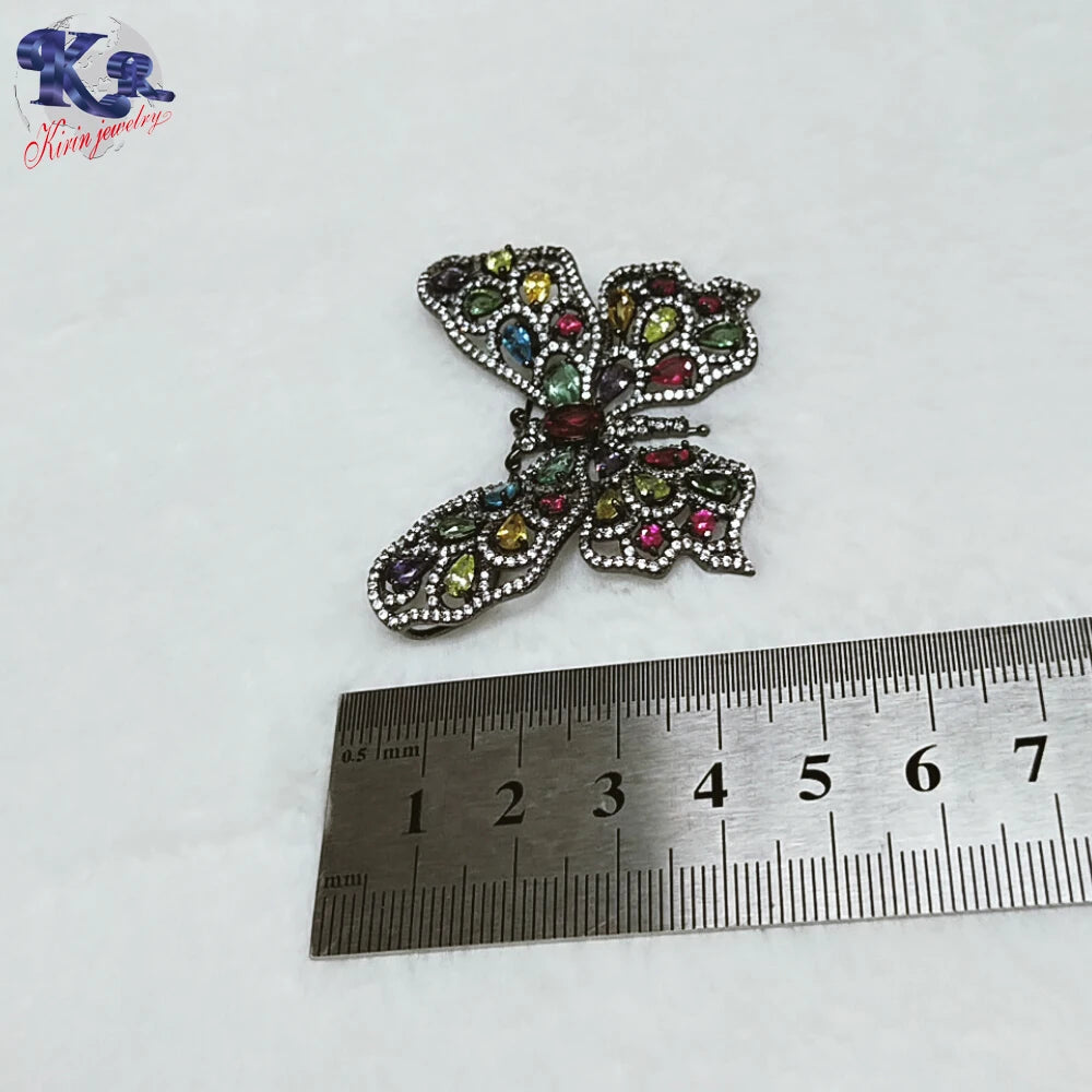 wholesale price handwork gift butterfly custom brooch Kirin Jewelry